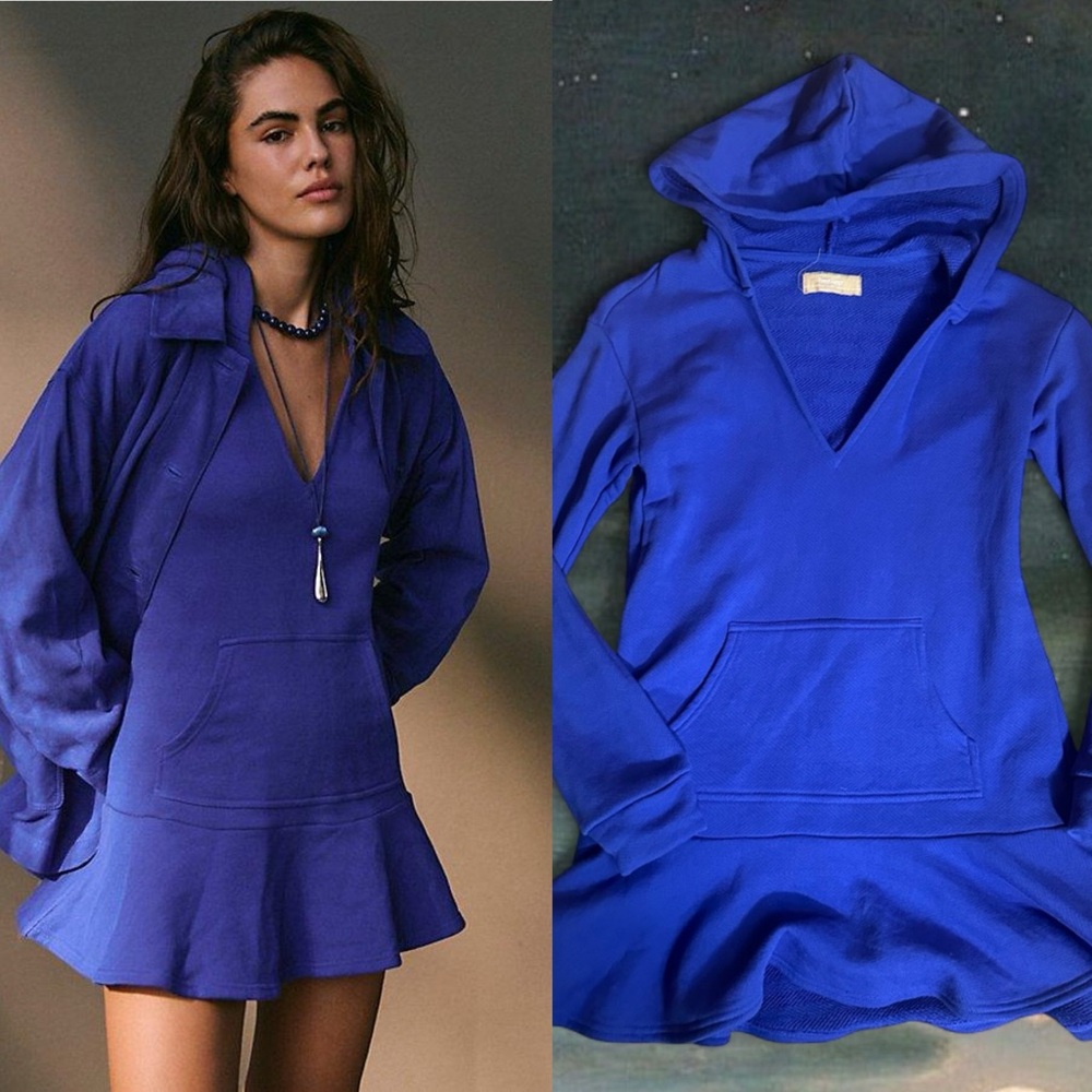 Free People Rafferty Hoodie Mini Dress
